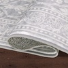 image:imageLaura Ashley Washable Printed Velvet Rug Eden 6 x 9 Rug Area Lt Grey MultiEden Trellis Grey
