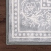 image:imageLaura Ashley Washable Printed Velvet Rug Eden 6 x 9 Rug Area Lt Grey MultiEden Trellis Grey