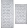 image:imageLaura Ashley Washable Printed Velvet Rug Eden 6 x 9 Rug Area Lt Grey MultiEden Trellis Grey