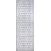 image:imageLaura Ashley Washable Printed Velvet Rug Eden 6 x 9 Rug Area Lt Grey MultiEden Trellis Grey
