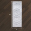 image:imageLaura Ashley Washable Printed Velvet Rug Eden 6 x 9 Rug Area Lt Grey MultiEden Trellis Grey