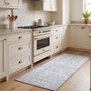 image:imageLaura Ashley Washable Printed Velvet Rug Eden 6 x 9 Rug Area Lt Grey MultiEden Trellis Grey