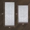 image:imageLaura Ashley Washable Printed Velvet Rug Eden 6 x 9 Rug Area Lt Grey MultiEden Trellis Grey