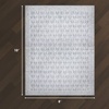 image:imageLaura Ashley Washable Printed Velvet Rug Eden 6 x 9 Rug Area Lt Grey MultiEden Trellis Grey