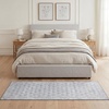 image:imageLaura Ashley Washable Printed Velvet Rug Eden 6 x 9 Rug Area Lt Grey MultiEden Trellis Grey