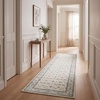 image:imageLaura Ashley Washable Printed Velvet Rug Eden 6 x 9 Rug Area Lt Grey MultiEmberlee Sage