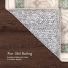 image:imageLaura Ashley Washable Printed Velvet Rug Eden 6 x 9 Rug Area Lt Grey MultiEmberlee Sage