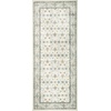 image:imageLaura Ashley Washable Printed Velvet Rug Eden 6 x 9 Rug Area Lt Grey MultiEmberlee Sage