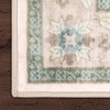image:imageLaura Ashley Washable Printed Velvet Rug Eden 6 x 9 Rug Area Lt Grey MultiEmberlee Sage