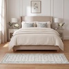 image:imageLaura Ashley Washable Printed Velvet Rug Eden 6 x 9 Rug Area Lt Grey MultiEmberlee Sage