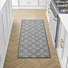 image:imageLaura Ashley All Loop Tufted 3x5 Washable SkidResistant Accent Rug  Ivory MarwoodAustell Twotone Dark GreyIvory