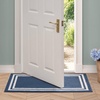 Debbie Double Border Two-tone Dusty Navy/Ivory