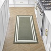 Debbie Double Border Two-tone Ivory/Sage
