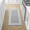 Debbie Double Border Two-tone Light Grey/Ivory
