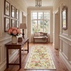 image:imageLaura Ashley Beige Multi Oastbrook Flowers Floral Machine Washable amp Slip Resistant 22 x 6 Runner RugUffington Roses Border Beige Multi