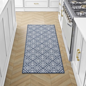 image:imageLaura Ashley All Loop Tufted 3x5 Washable SkidResistant Accent Rug  Ivory MarwoodAustell Twotone Dusty NavyIvory