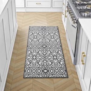 image:imageLaura Ashley All Loop Tufted 3x5 Washable SkidResistant Accent Rug  Ivory MarwoodFeya Twotone Dark GreyIvory