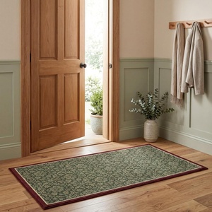 image:imageLaura Ashley Annecy Imagine Printed Chenille NonSlip Washable Rug Navy Multi 710x 10 Area RugAnnecy Green