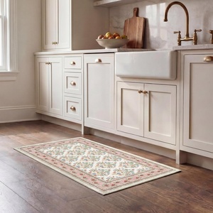 image:imageLaura Ashley Annecy Imagine Printed Chenille NonSlip Washable Rug Navy Multi 710x 10 Area RugDeaney Ivory