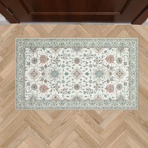 image:imageLaura Ashley Beige Multi Oastbrook Flowers Floral Machine Washable amp Slip Resistant 22 x 6 Runner RugBeige Aure Floral