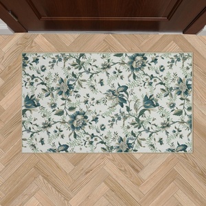 image:imageLaura Ashley Beige Multi Oastbrook Flowers Floral Machine Washable amp Slip Resistant 22 x 6 Runner RugBeige Editas Garden Floral