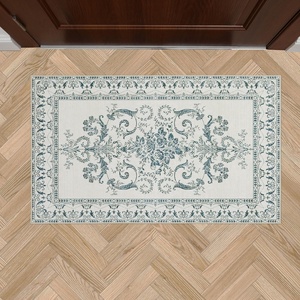 image:imageLaura Ashley Beige Multi Oastbrook Flowers Floral Machine Washable amp Slip Resistant 22 x 6 Runner RugSea Spray Blue Josette Medallion
