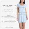 image:imageLaura Ashley Womens Nightgown Ribbed Knit Short Sleeve Henley SleepshirtBlue Floral