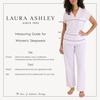 image:imageLaura Ashley Womens Pajamas 2 Piece Cotton Blend Notch Collar Button Down PJ SetPink Bouquet