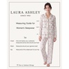 image:imageLaura Ashley Womens Plush Knit Pajamas 2 Piece Ultra Soft Brushed Long Sleeve Button Down Top and Pants Sleepwear SetRose Stripe